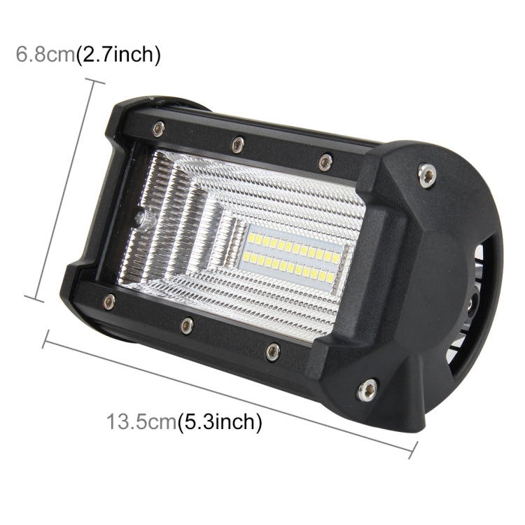 18W 6000K 1800LM Car LED Work Lights Flood Light with 24 LEDs SMD-3030 Lamps, DC 10-48V(White Light)