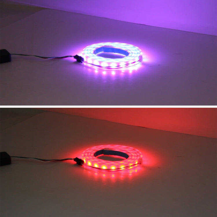 1.2m Car Auto Waterproof Universal Rear Colorful Flowing Light Tail Box Lights with RF Wireless Remote Control and Tail Light Controller, Red Light Brake Light Yellow Light Turn Signal Light LED Lamp Strip Tail Decoration