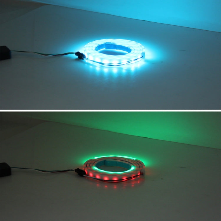 1.2m Car Auto Waterproof Universal Rear Colorful Flowing Light Tail Box Lights with RF Wireless Remote Control and Tail Light Controller, Red Light Brake Light Yellow Light Turn Signal Light LED Lamp Strip Tail Decoration