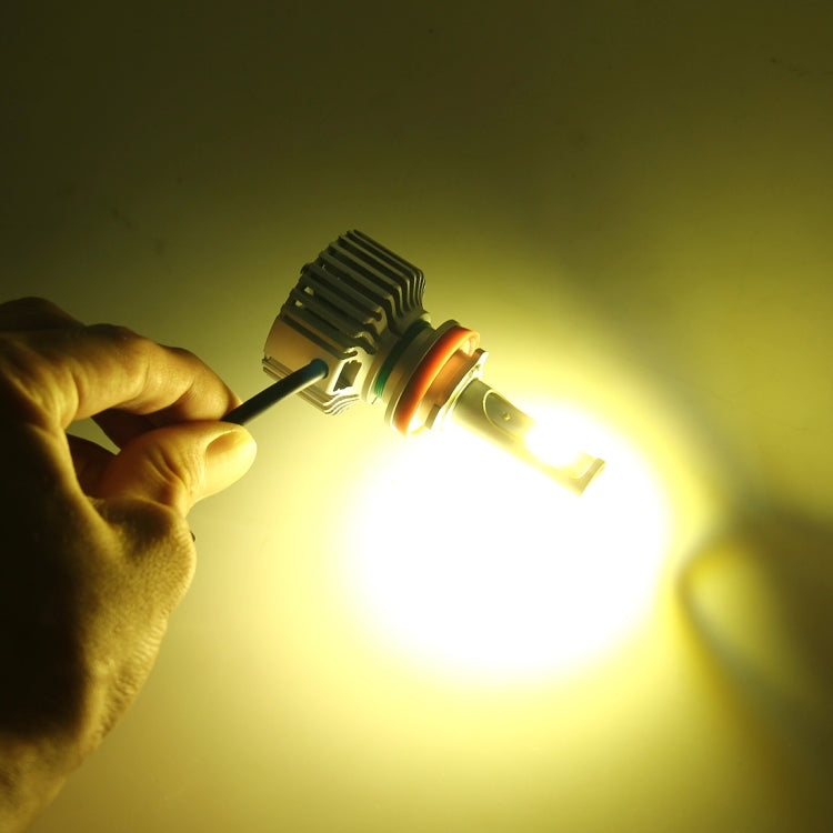 2 PCS 9006 26W 2250LM Car Headlight LED Auto Light Built-in CANBUS Function (White Light, Yellow Light, Warm White Light), DC 9-16V