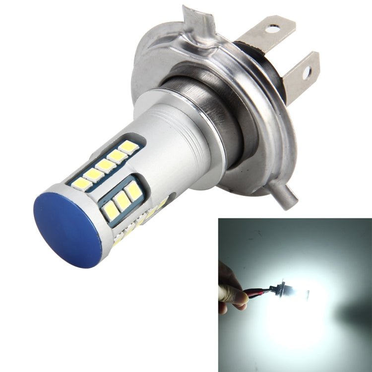 H4 5W 600 LM 6000K Car Fog Light with 24 LEDs SMD-2835 Lamps, DC 12V(White Light)