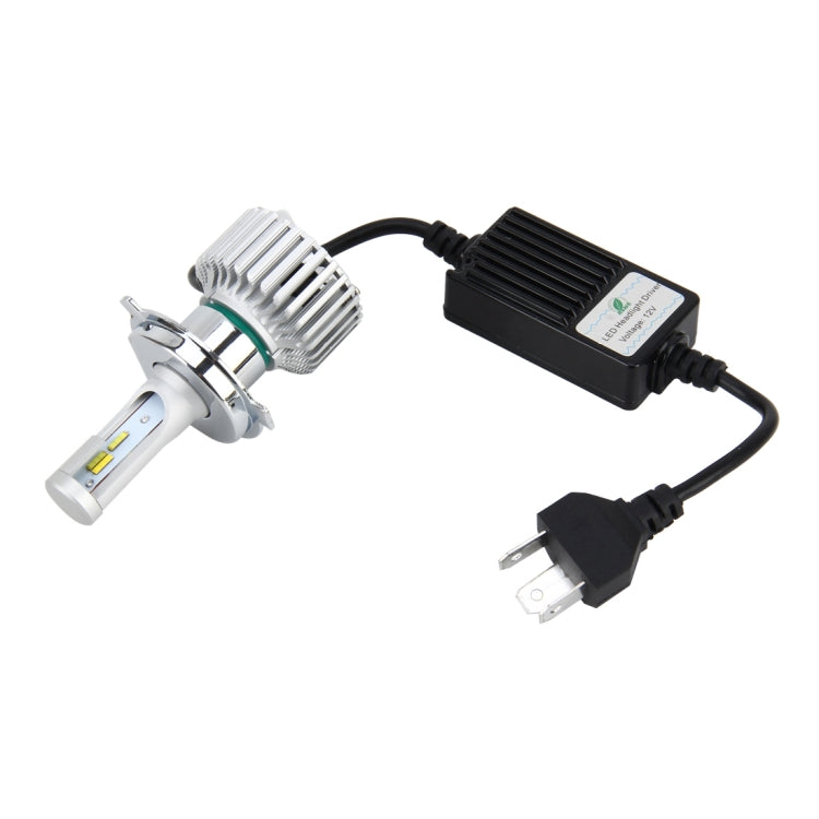 2 PCS H4 26W 2250LM Car Headlight LED Auto Light Built-in CANBUS Function (White Light, Yellow Light, Warm White Light), DC 9-16V