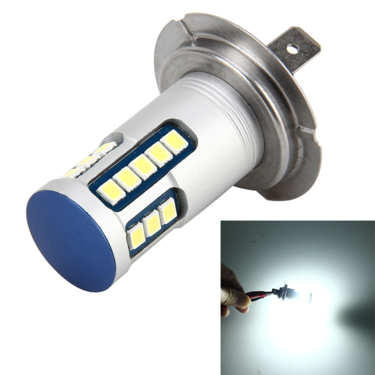 H7 5W 600 LM 6000K Car Fog Light with 24 LEDs SMD-2835 Lamps, DC 12V(White Light)