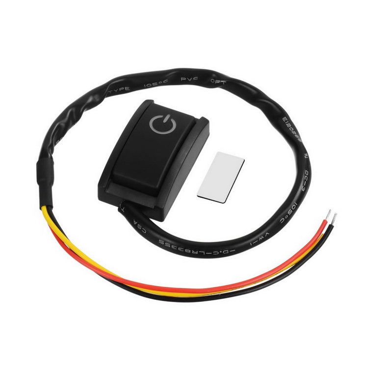 Jtron Car DIY Switch Paste Type Button Switch Paste Type Button Switch Double Sided with Adhesive Tape OFF/ON DC 12V/200mA