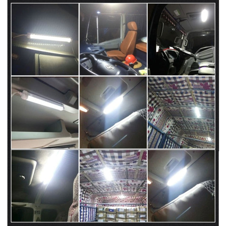 3W 200LM 6000K Single Row Straight LED Work Light Offroad Car Light Truck Light Bar with 26 SMD-50500 LEDs, DC 12V(White Light)