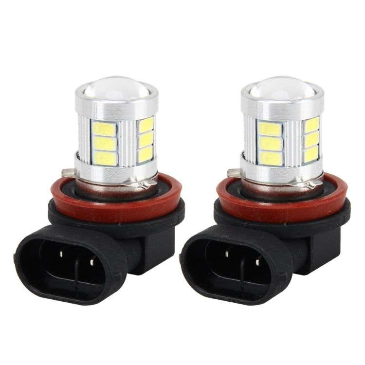 2 PCS H11 4W 250 LM 6000K Car Fog Lights with 18 LEDs SMD-5630 Lamps, DC 10-30V (White Light)