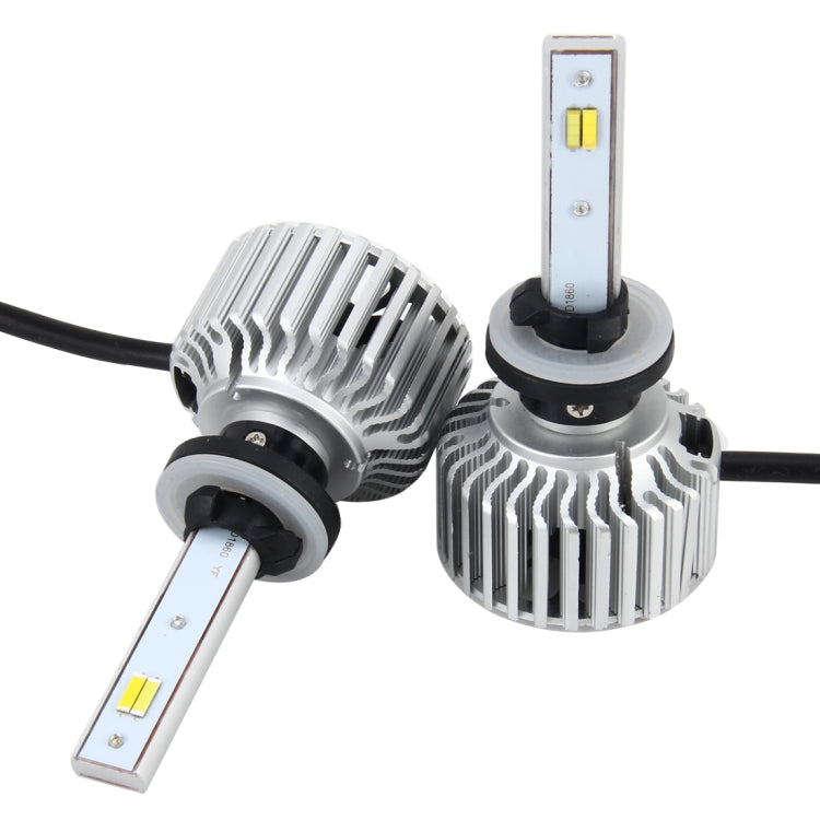 2 PCS 880 26W 2250LM Car Headlight LED Auto Light Built-in CANBUS Function (White Light, Yellow Light, Warm White Light), DC 9-16V