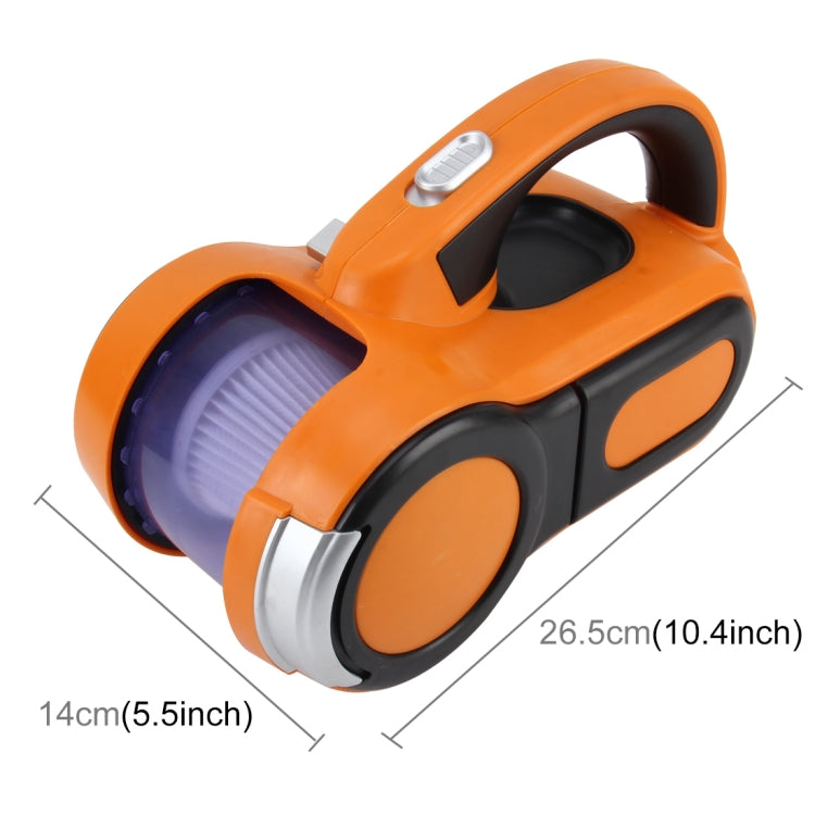 DC 12V Cyclone Vacuum Cleaner Car Vacuum Cleaner Portable Handheld Auto Car Vehicle Vacuum Cleaner Rechargeable Duster with 12V Cigarette Connector