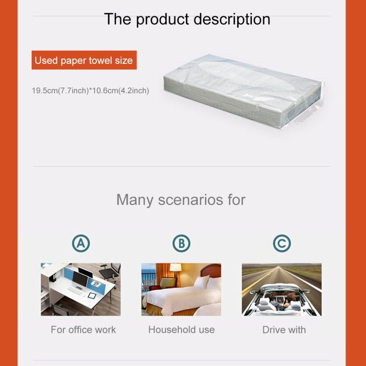 Universal Car Facial Tissue Box Case Holder Metal Frame Tissue Box Fashion and Simple Paper Napkin Bag