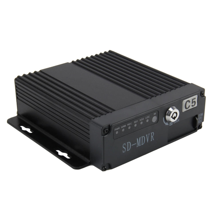 Truck 360 Degree Real-time Monitoring 4 CH Real-time 720P 1280*720 Pixels SD Mobile DVR Support AHD Input and Analog Standard Definition Camera Input