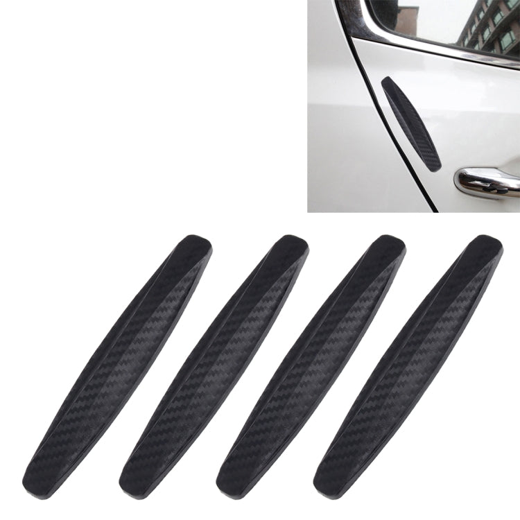 4 PCS Universal Car Door Anti-collision PVC Strip Protection Guards Trims Stickers