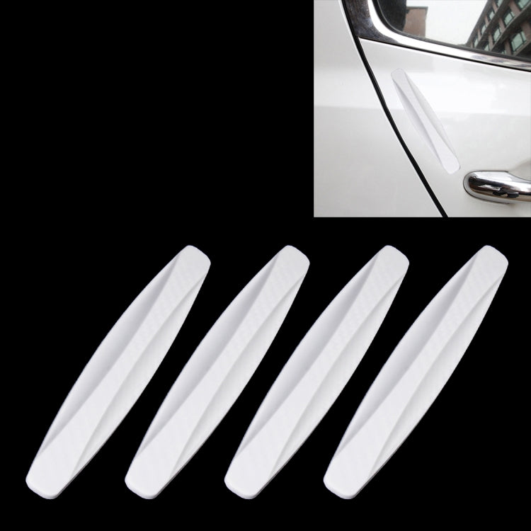 4 PCS Universal Car Door Anti-collision PVC Strip Protection Guards Trims Stickers