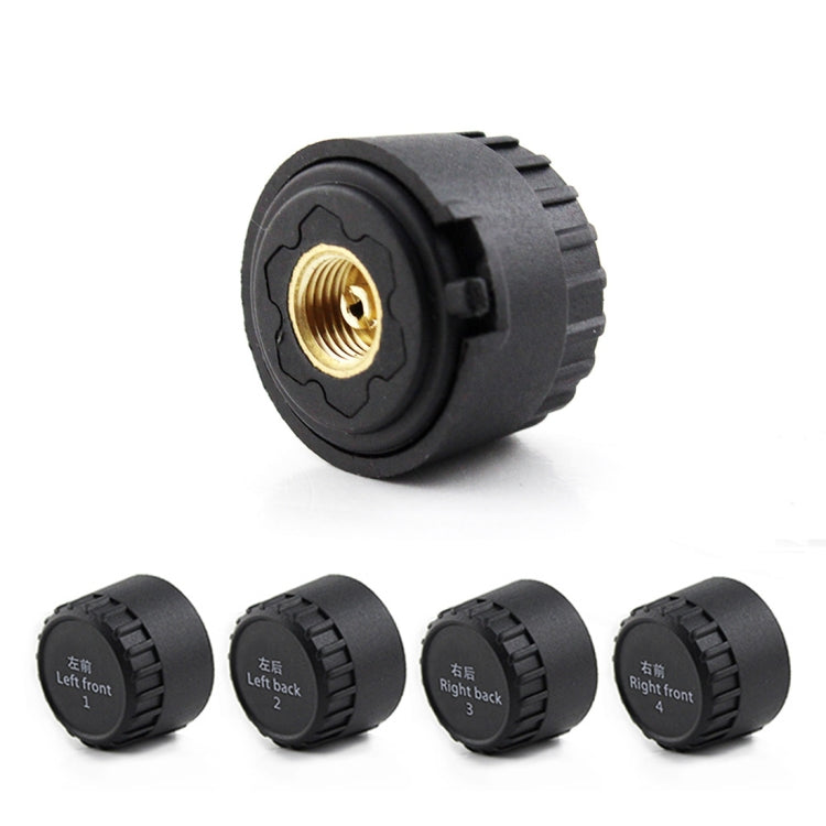 PZ802-E Solar Powered Video TPMS External Tire Pressure Monitor with LCD Color Display Screen