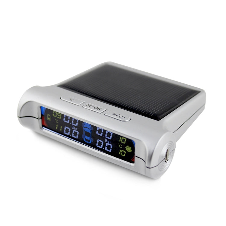 PZ802-I Solar Powered Video TPMS Internal Tire Pressure Monitor with LCD Color Display Screen