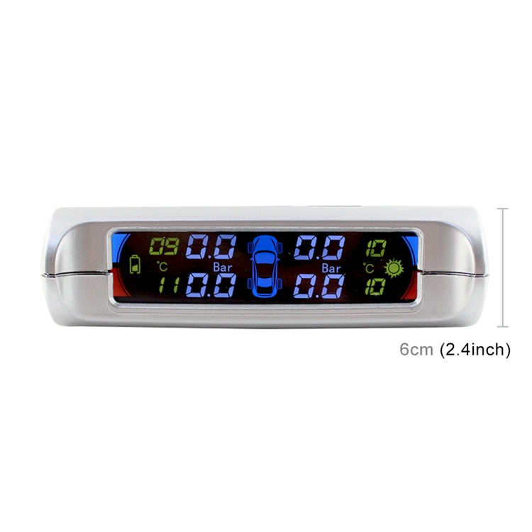 PZ802-I Solar Powered Video TPMS Internal Tire Pressure Monitor with LCD Color Display Screen