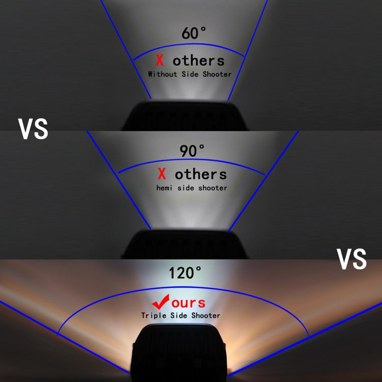 4 inch 45W 4500LM LED Work Light Bar Side Shooter Combo Beam White+Yellow Driving Offroad