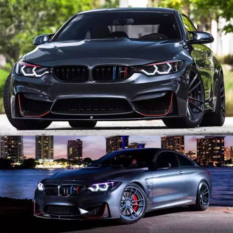 4 PCS 3W 6000K 180LM DC 12V Car Super Bright White Angel Eye Halo Ring Light Lamp for BMW 2/3/4/5 Series F30,F32(335i), F82/F80(M3/M4),M5/E90/E92