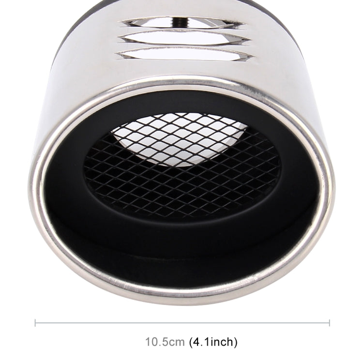 Universal Car Styling Stainless Steel Straight Bolt-on Exhaust Tail Muffler Tip Pipe with Mesh