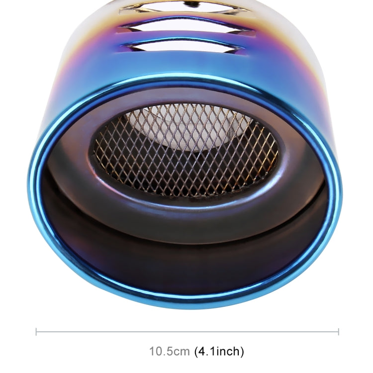 Universal Car Styling Stainless Steel Straight Bolt-on Exhaust Tail Muffler Tip Pipe with Mesh