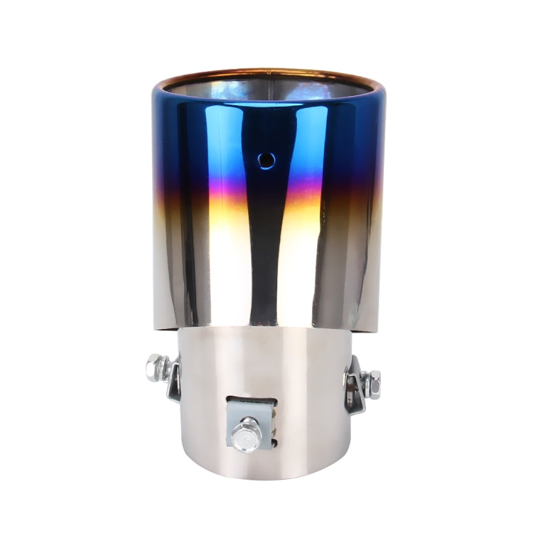 Universal Car Styling Stainless Steel Curved Exhaust Tail Muffler Tip Pipe