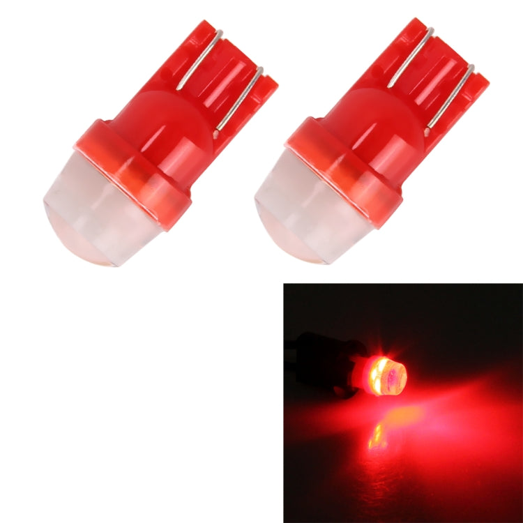 2 PCS T10/W5W/194/501/168 0.6W 35LM 6000K 2835-LED Bulbs Car Reading Lamp Clearance Light, DC 12V