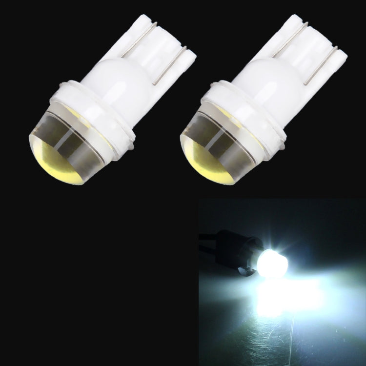 2 PCS T10/W5W/194/501/168 0.6W 35LM 6000K 2835-LED Bulbs Car Reading Lamp Clearance Light, DC 12V