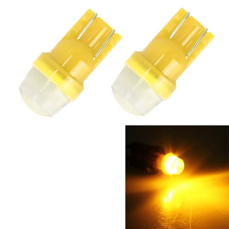 2 PCS T10/W5W/194/501/168 0.6W 35LM 6000K 2835-LED Bulbs Car Reading Lamp Clearance Light, DC 12V