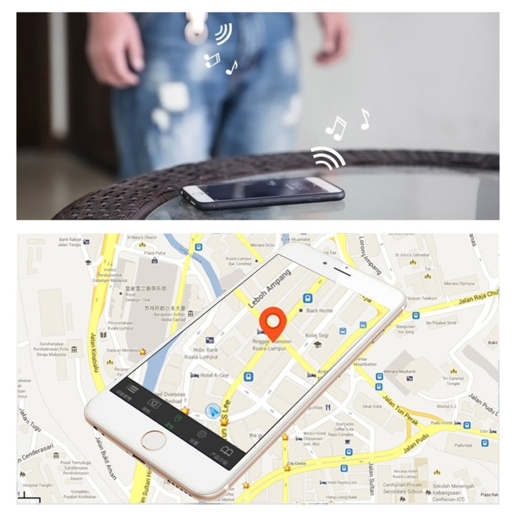 Smart Bluetooth Anti-lost Key / Wallet / Phone / Car Finder Locator Tracker for IOS & Android Devices, Support Two-way Anti-lost, Remote Photograph, Recording Function