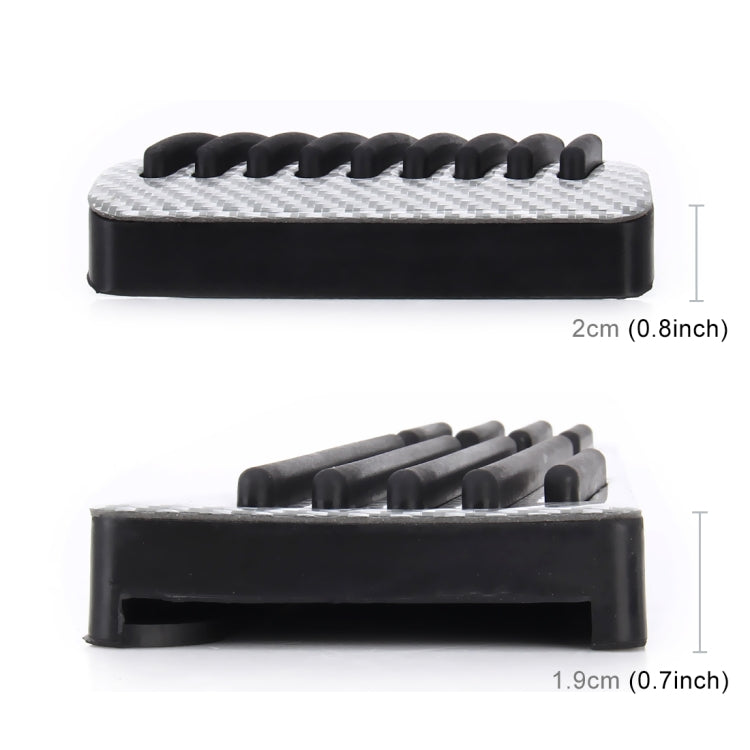 2 in 1 Non-Slip Carbon Fiber Manual Car Truck Foot Pedals Brake Gas Fuel Pad Cover Kit for BMW