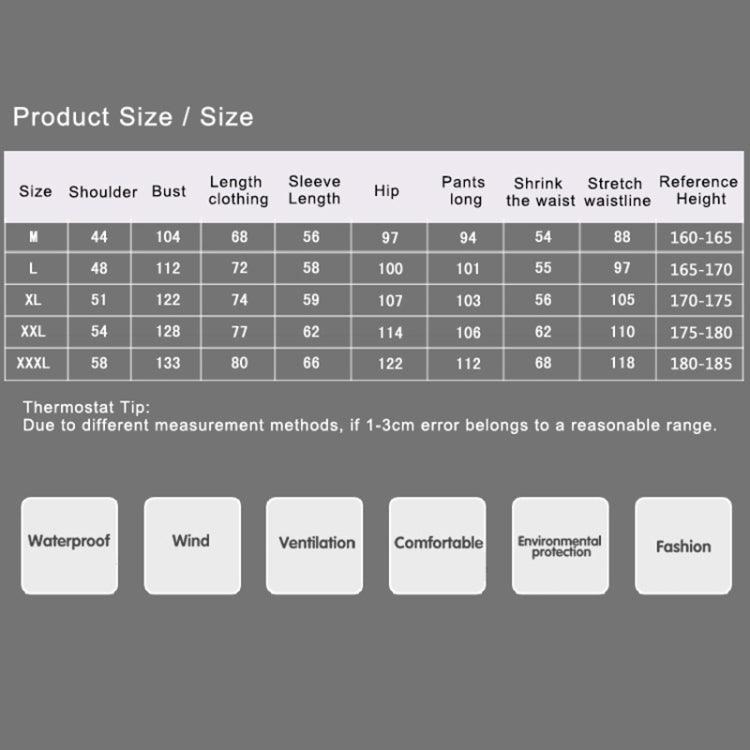 Adult Split Reflective Raincoats Rain Pants Cleaners Waterproof Clothes Labor Insurance Safety Sanitation Suits, Size: 2XL