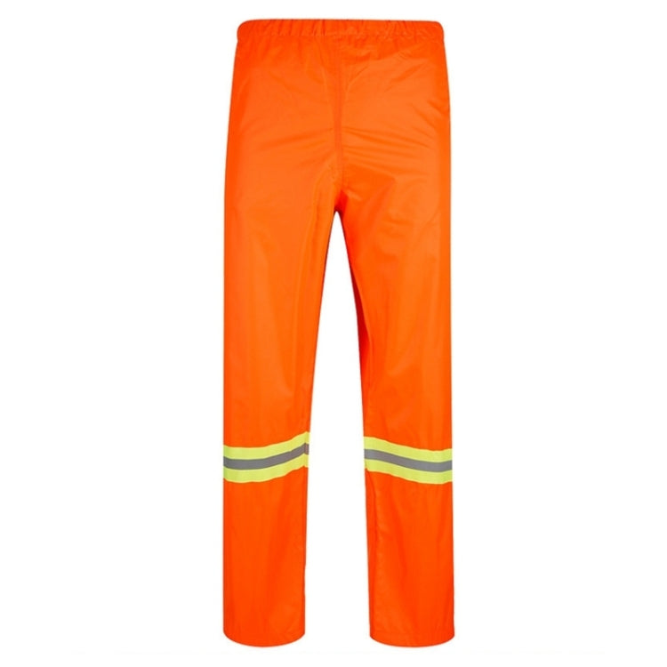 Adult Split Reflective Raincoats Rain Pants Cleaners Waterproof Clothes Labor Insurance Safety Sanitation Suits, Size: 3XL