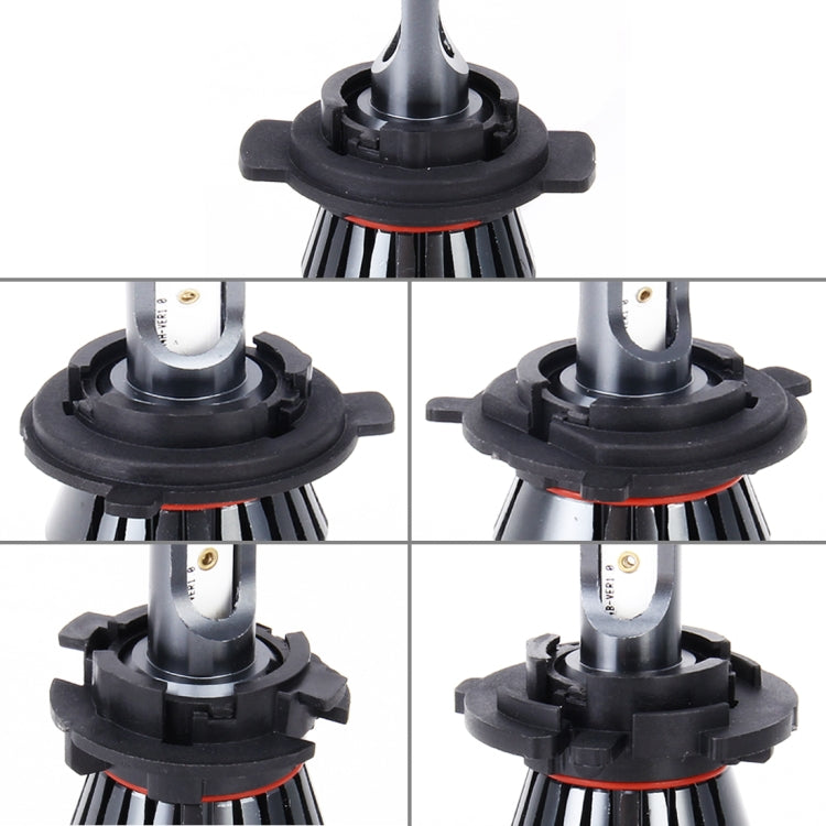 Motorcycle Headlights 30W 6000K 2100LM Bright White LED Bulbs Lamp, DC 9-36V