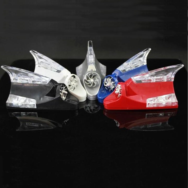 CB-073 Colorful Warning Light Wind Power Shark Fin Antenna Car Decoration