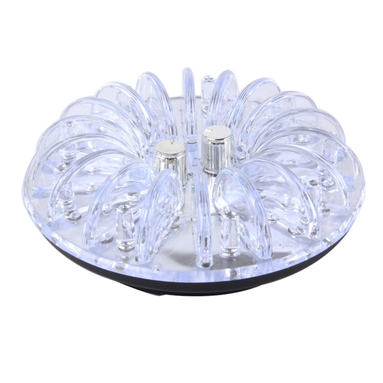 5W 300LM 9LEDs Red Light + Blue Light + White Light + Green Light Adjustable Light Car Dome Light, DC 12V