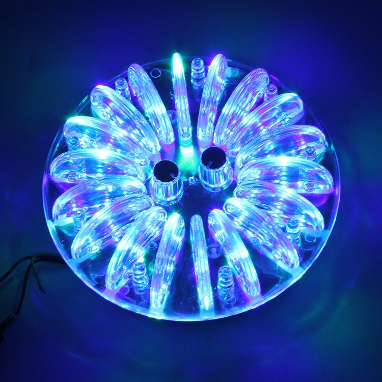 5W 300LM 9LEDs Red Light + Blue Light + White Light + Green Light Adjustable Light Car Dome Light, DC 12V