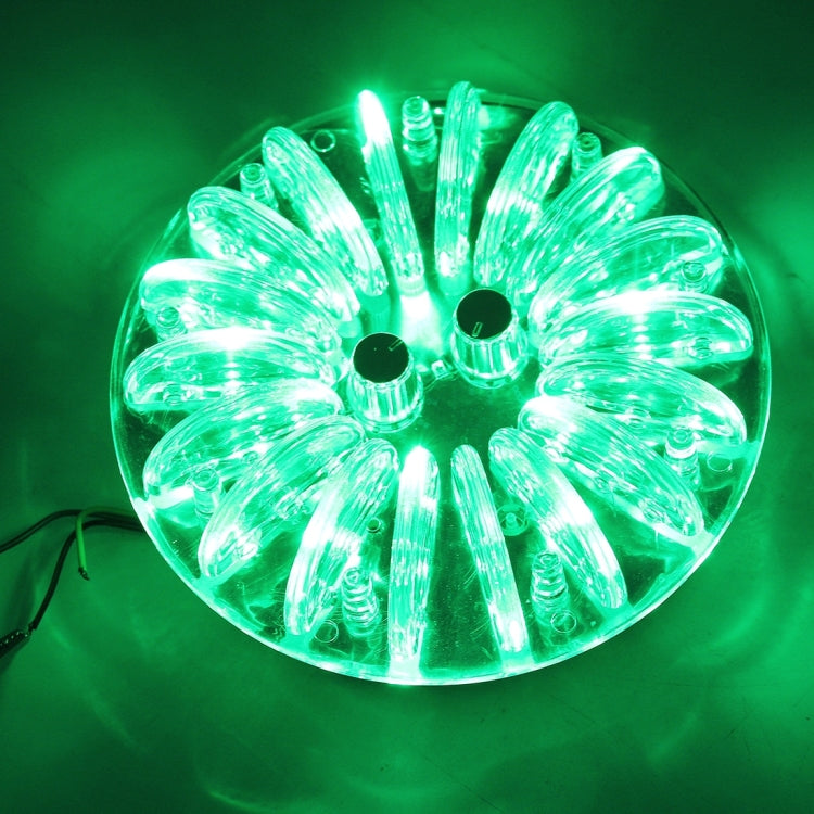 5W 300LM 9LEDs Red Light + Blue Light + White Light + Green Light Adjustable Light Car Dome Light, DC 12V