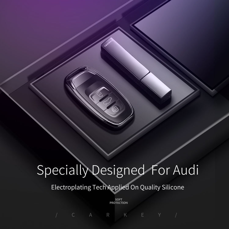 DUX DUCIS Quality TPU Electroplating Tech Applied for Audi A4/5/6/Q5/Q7/Q8/R8/RS4/RS5/RS6/RS7/S5/S6/S7/S8/SQ5 Flip Keyboard Cover