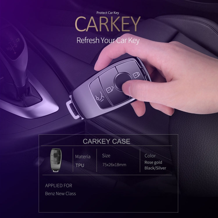 DUX DUCIS Quality TPU Electroplating Tech Applied for Benz New Class Flip Keyboard Cover