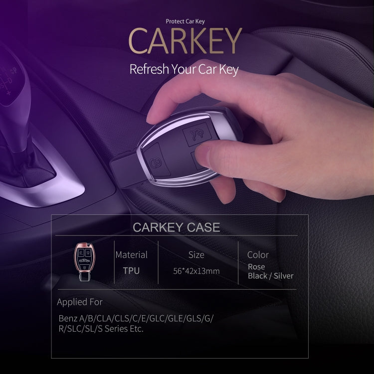 DUX DUCIS Quality TPU Electroplating Tech Applied for Benz A/B/CLA/CLS/C/E/GLC/GLE/GLS/G/ R/SLC/SL/S Series Etc Flip Keyboard Cover