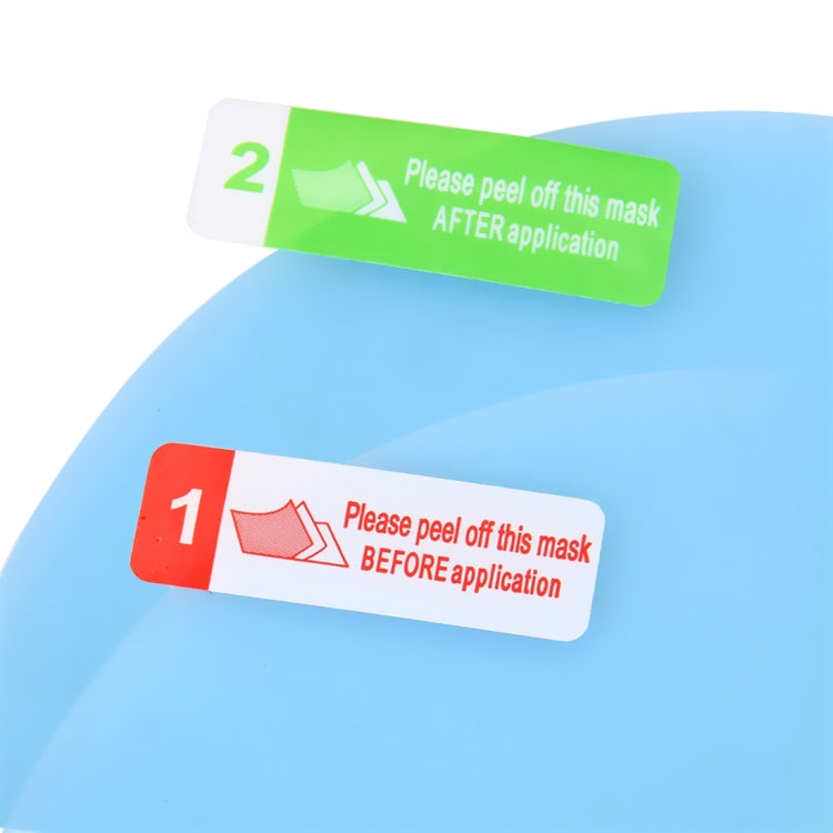 Car Round PET Rearview Mirror Protective Window Clear Anti-fog Waterproof Rain Shield Film, Diameter: 8cm