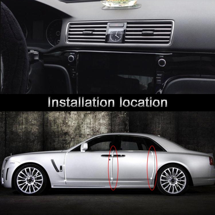 8m Universal DIY Carbon Fiber Rubber Auto Car Door Edge Seal Scratch Protector Decorative Strip