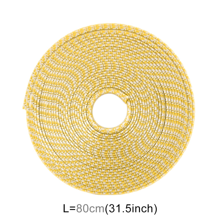 8m Universal DIY Carbon Fiber Rubber Auto Car Door Edge Seal Scratch Protector Decorative Strip