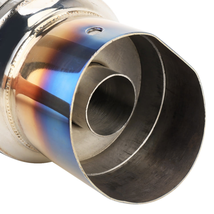 Universal Motorcycle Carbon Fiber Stainless Steel Exhaust Pipe Muffler, Connector Inside Diameter: 4.8cm