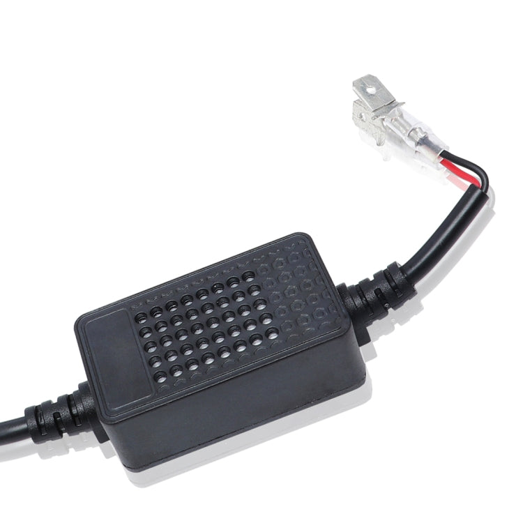 2 PCS X9 H3 18W 1800LM 6000K White Light 6 JES2016 LED Car Headlight Lamps, Red Shell, DC 10-30V