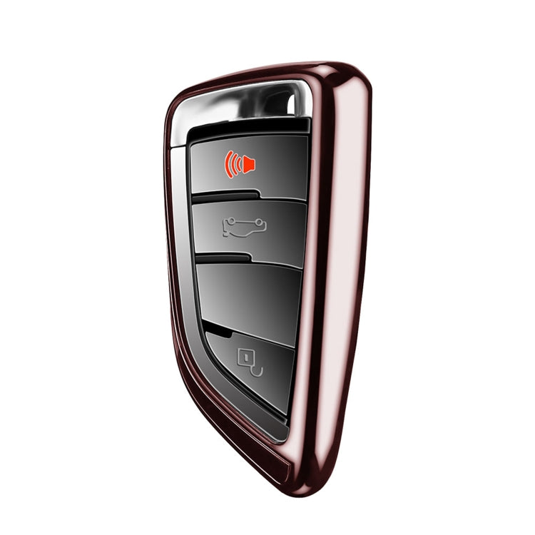 DUX DUCIS Quality TPU Electroplating Tech Applied for BMW Key Sets The New 5 Series 7 Blade Car Keys Package 530 lix5x6x1 Key Shell