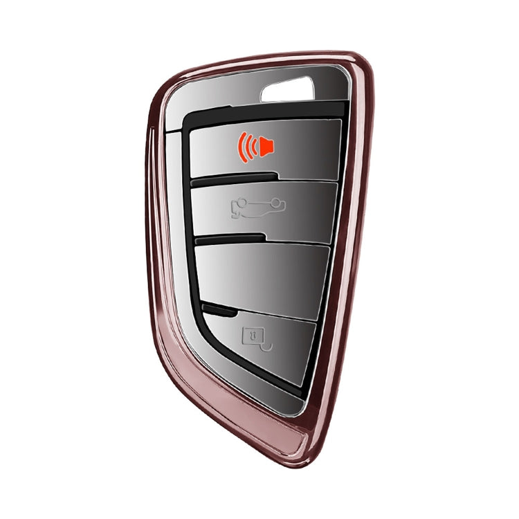 DUX DUCIS Quality TPU Electroplating Tech Applied for BMW Key Sets The New 5 Series 7 Blade Car Keys Package 530 lix5x6x1 Key Shell