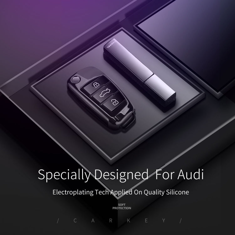 DUX DUCIS Quality TPU Electroplating Tech Applied for Audi A1/A2/A3/Q2/Q3/S3 Flip Keyboard Cover