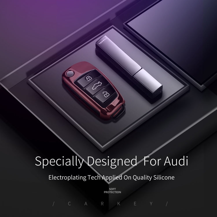 DUX DUCIS Quality TPU Electroplating Tech Applied for Audi A1/A2/A3/Q2/Q3/S3 Flip Keyboard Cover