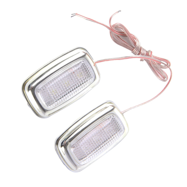 2PCS AC-173 1.5W 100LM 5000K 6 LEDs Canbus Car Clearance Lights Lamp, DC 12V, Wire Length: 45cm(White Light)