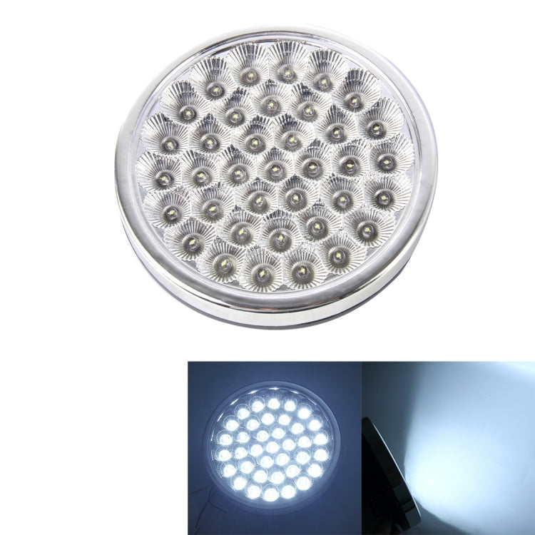 GT-691 5W 300LM 6000K 38LEDs Circle Shape Car Dome Light, DC 12V(White Light)